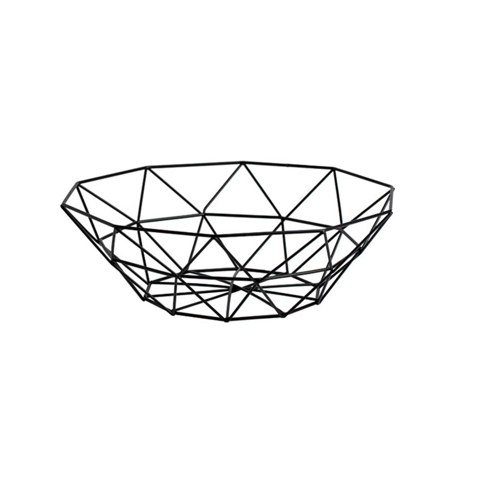 

Бытовой кухонный инструмент, контейнер для еды, поднос для хранения, десертная тарелка, корзина для фруктового торта, подносы для закусок и орехов 27x8cm чёрный