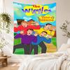 Wiggles Personalized Name Tapestry Lightweight Tapestry Non-Fading Color Great for Picnics Four Seasons Decor Gifts For Family Or Friends