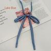 Japanese School Style Solid Color No-Tie Bow Tie for Women