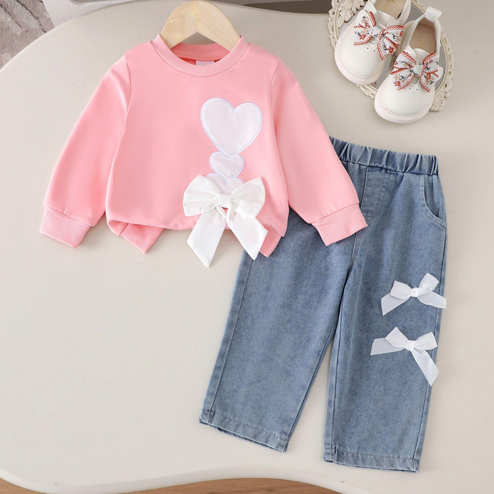 

Детский повседневный комплект с длинным рукавом, удобные наряды для повседневной носки 12