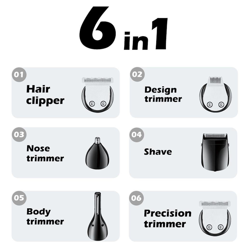 Retro Engraving All Metal Hair Clipper LED Display Fast Cutting Shaving Haircut Professional Styling
