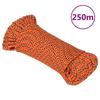 152648 vidaXL Boat Rope Orange 4 Mm 250 M Polypropylene