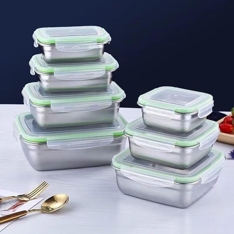 Shengjia 304 Stainless Steel Sealed Food Storage Container