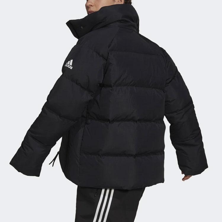 Adidas Big Baffle High Collar Down Jacket Women Outerwear Black GT6541