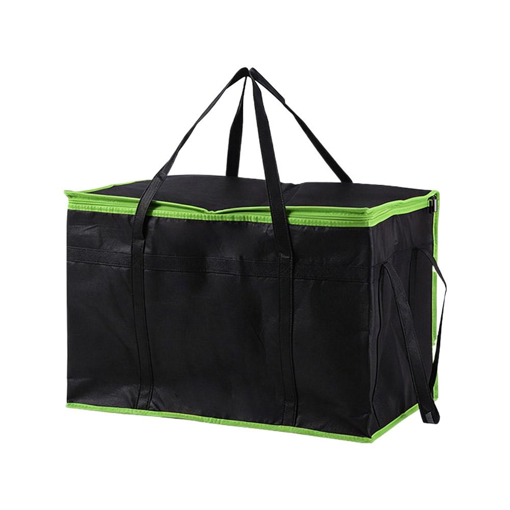 Insulated Thermal Tote Bag Big Storage Cooler Delivery Zipper Thermal Case Picnic Camping Tin Foil Food Bags