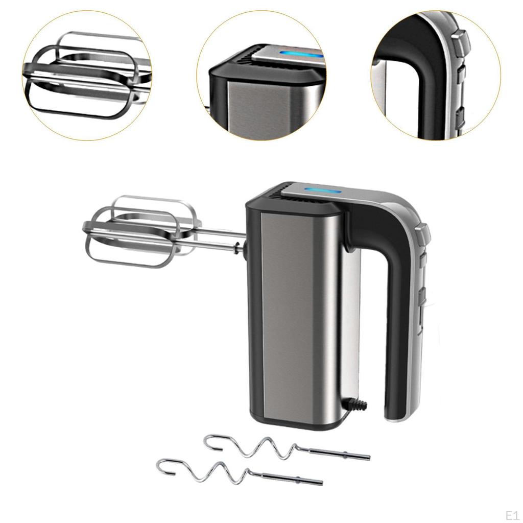 Elektrischer Handmixer Kaffeemixer Tragbarer 5-Gang-Eierschläger zum Schlagen