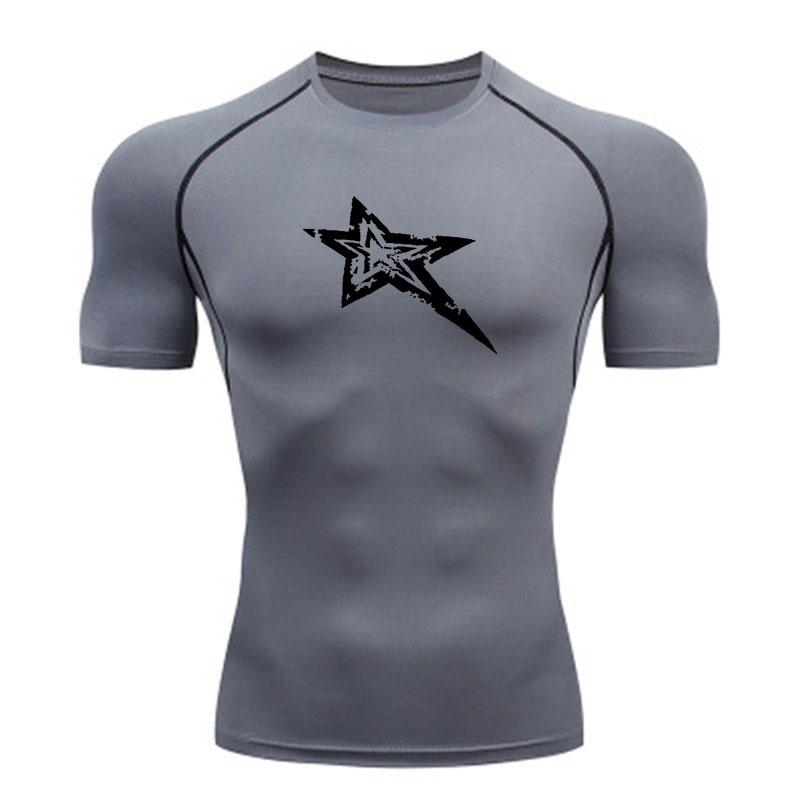 Men's Compression Athletic T-Shirt, Quick Dry Breathable Wor