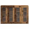 Wall Cabinets 2 pcs Reclaimed Wood Look 69.5 x 34 x 90 cm Particleboard