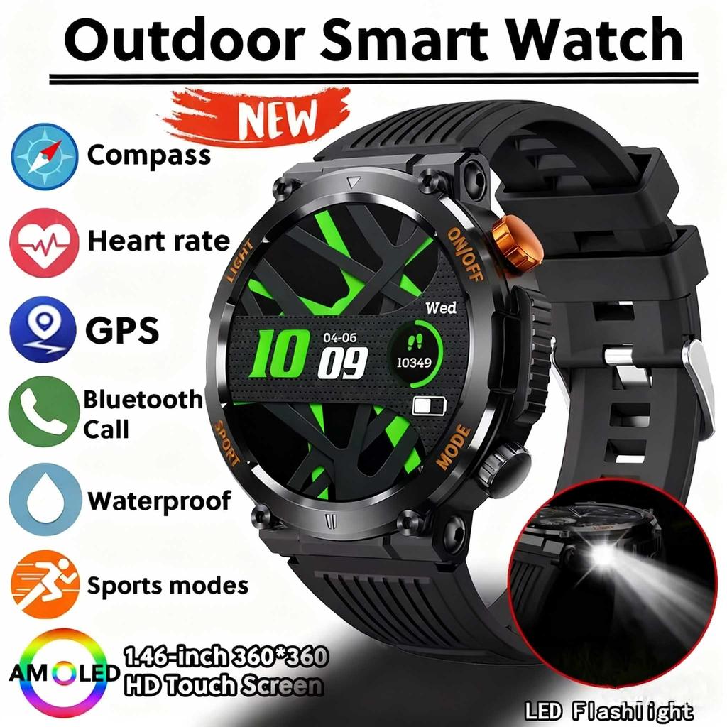 2025 New Men's Smart Watch 360 * 360 HD Touch Screen Sports Waterproof Smartwatch Health Monitoring Bluetooth Call Smart Watches