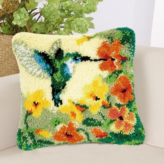 Цветы Серия Вышивка Защелка Крючок Подушка Узелковый Стежок Ручные Крючки Вязаный Вышивальный Набор Ковер Смирна Защелка Крючок Ковровые Наборы