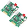 1 Pair Power Amp Module Amplifier Board O Stereo Sound Speaker for Bluetooth 5.0 TWS 3.7‑5V