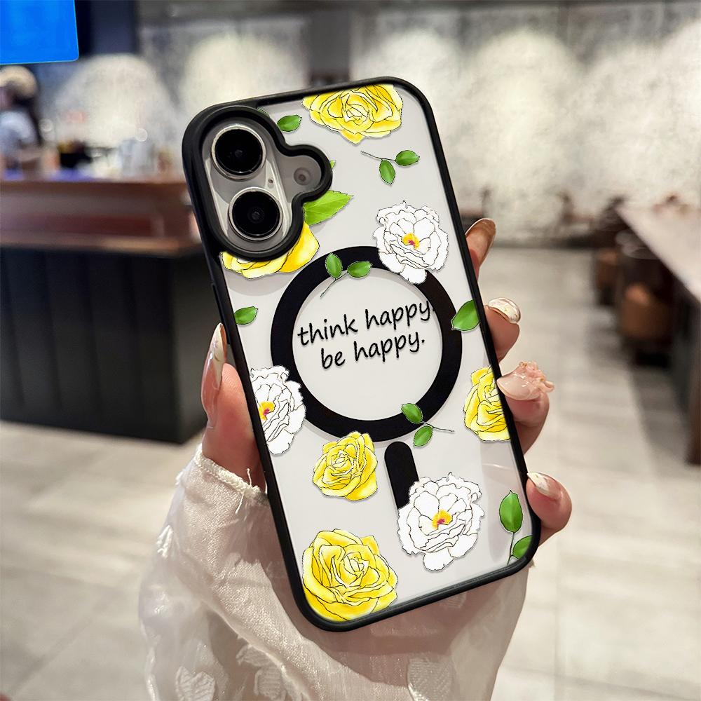 

Full Screen Of Flowers Magsafe Phone Cases For IPhone 17 Air 11 12 13 14 Plus 15 16 Pro Max Magnetic Bumper Cases Cover Funda iphone 11 ProMax