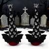 Scary Gnomes Figurine With Skull Design Halloween Party Decoration User Friendly Durable Fabric Home Festival Display