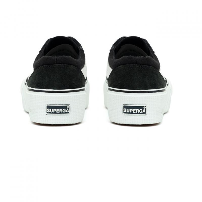 Superga S1151mwa4q Superga 3041 Rivoli Color Block Plateau Schwarz