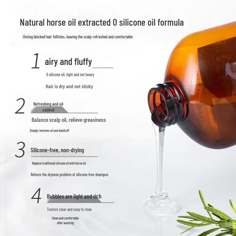 Dieyin Horse Oil Refreshing Anti-Dandruff Shampoo