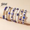Football Party Accessory Game Day Bracelets Stackable Sports Charm Elasticated