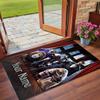Crystal Velvet Rug Custom Name Text, Soft Non Slip Floor Mat Home DecorThe Addams Family