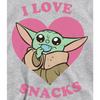 Star Wars The Mandalorian Childrens/Kids I Love Snacks Grogu Hoodie