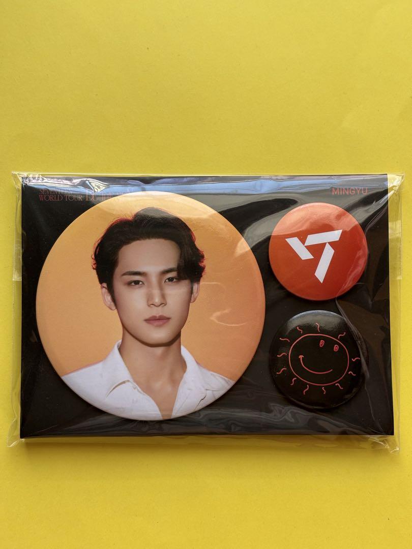 

[USED] SEVENTEEN Mingyu be the sun can badge