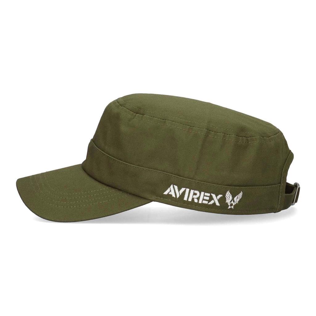AVIREX AR Simple Work Cap Hat Adjustable Size Exclusive Original Model (khaki)