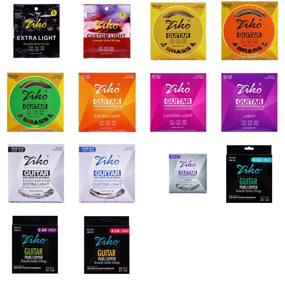 6 Strings Set Acoustic Guitar Strings DCZ DAG DP DUS DR Guitar String  Folk Guitar