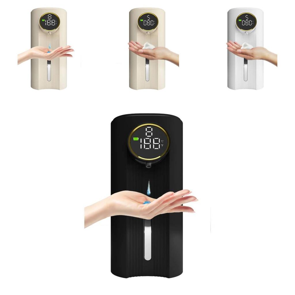 Touchless Desk Soap Dispenser With Foam And Gel Options For Home Office Hygiene