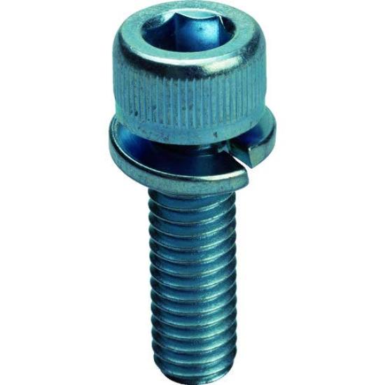 TRUSCO Spring Washer Assembled Hex Socket Head M6 x 11 x 5 of Bolt, Steel, 35, Pieces, Y15S-0635 (Case 5)