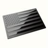 2 pièces Autocollant Décalcomanie Drapeau Américain Noir Mat pour Voiture Badge Décalcomanie Drapeau Américain 3d pour Camion 5 X 3 Découpe pour Décoration de Fenêtre de Véhicule