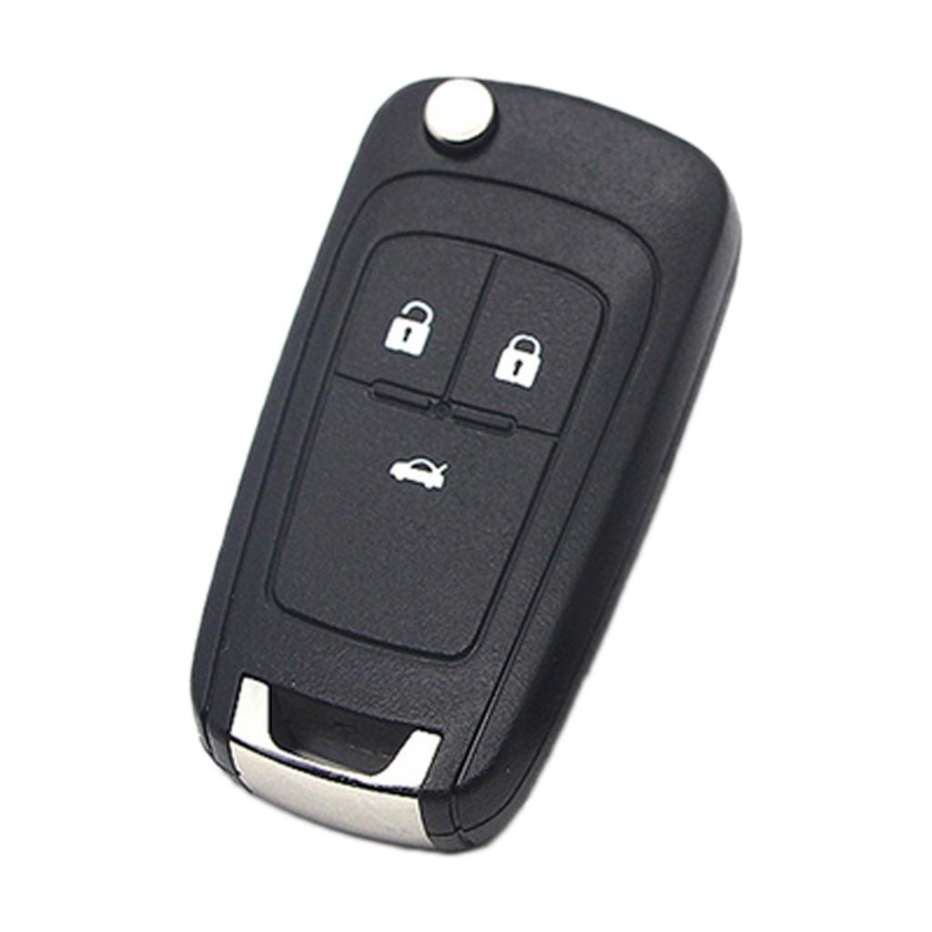 3 Button Flip Key Shell for Opel for Vauxhall for Chevrolet for Buick