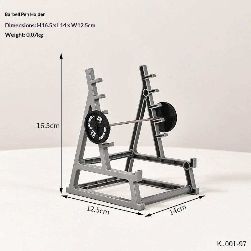 

Squat Rack Pen Holder Mini Dumbbell rack Style Creative Desk Stationery Organizer Office Home Decor For Office Workers Students