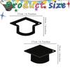 3D Graduation Cap Candy Dome Storage Box Plastic Treat Container for Graduation Party, Table Centerpiece Candy Holder