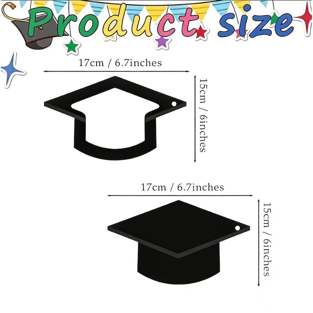 3D Graduation Cap Candy Dome Storage Box Plastic Treat Container for Graduation Party, Table Centerpiece Candy Holder