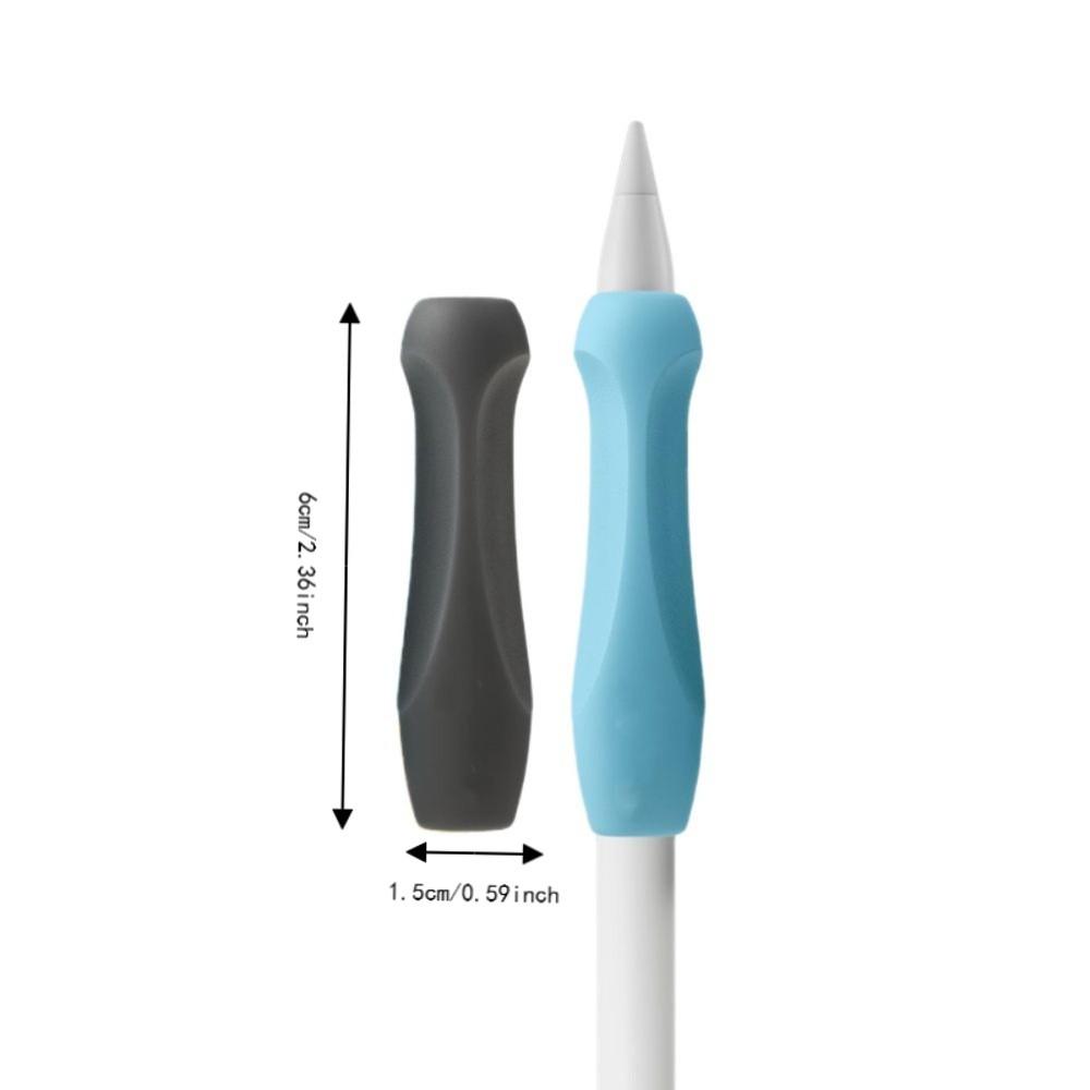 Silicone Pen Grip Holder Pencil Grip Cover for Apple Pencil 1st 2nd Gen USB‑C Pro Tablet Stylus Use