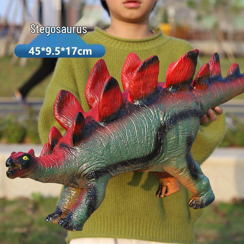 Large Soft Rubber Tyrannosaurus Rex Dinosaur Toy for Kids