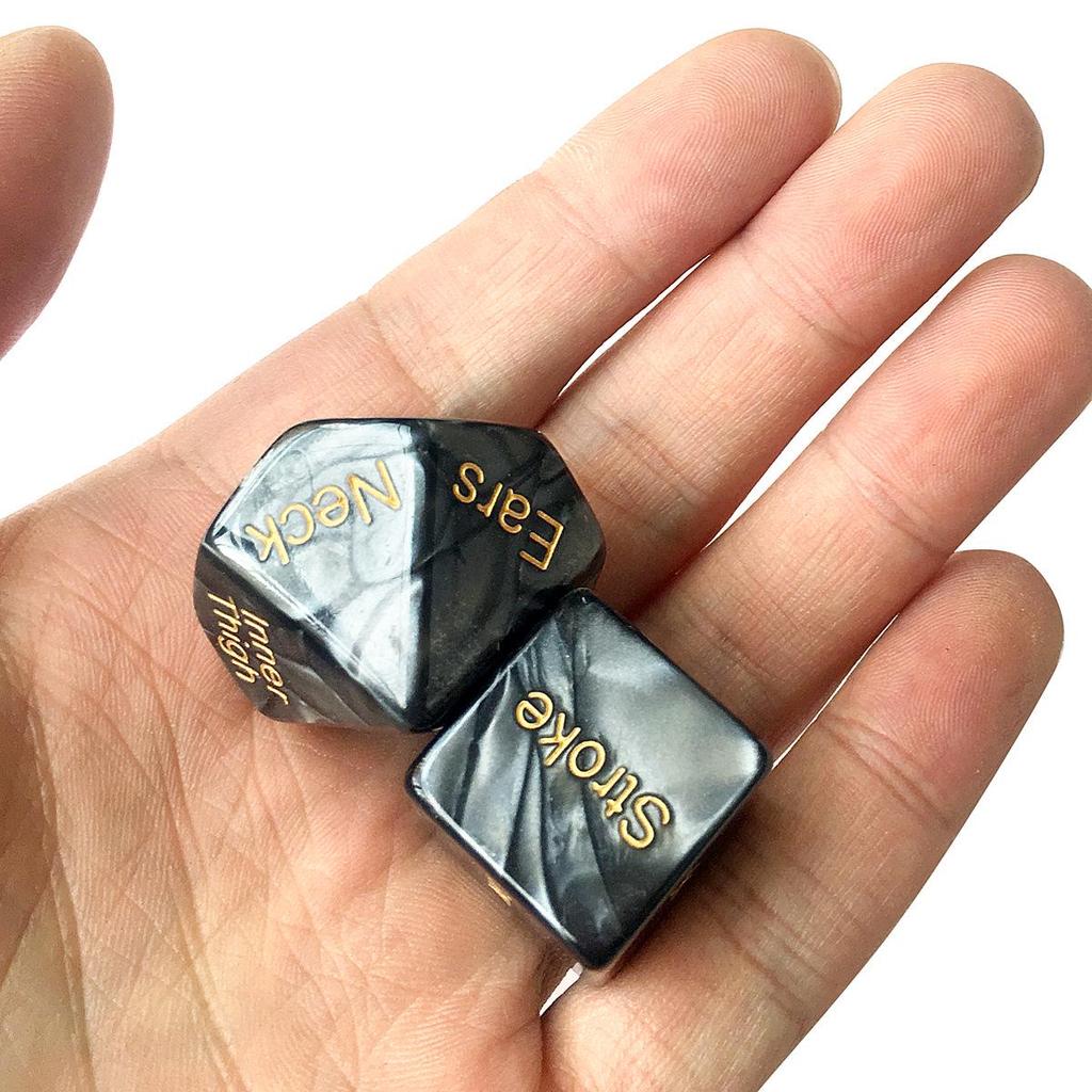 Engraved Adult Dice Set for Couples - Fun Bedroom Game