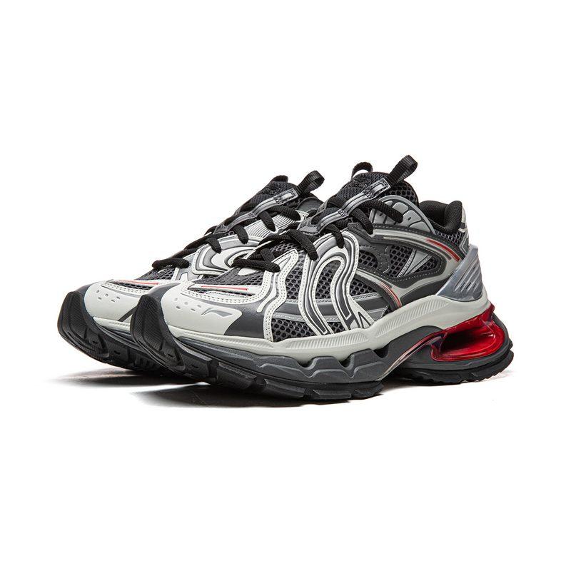 Li Ning Furious Rider BOW Ammortizzazione Resistente all'Abrasione, Resistenti all'Usura Scarpe Casual Basse Unisex AZGV253-3
