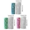 Flowers Pillar Candle Molds Casting Molds Flower Cylinder Silicone Mould Ornament Molds Plasters Molds Epoxy Resin Molds