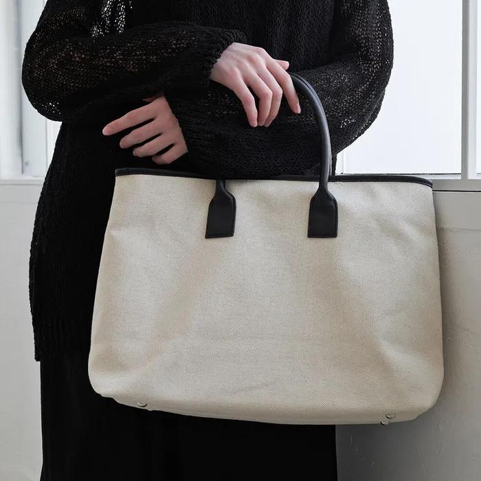Easy Canvas Tote Bag - Black