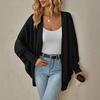 Women Batwing Sleeve Sweater Cardigan Casual Oversized Open Front Knit