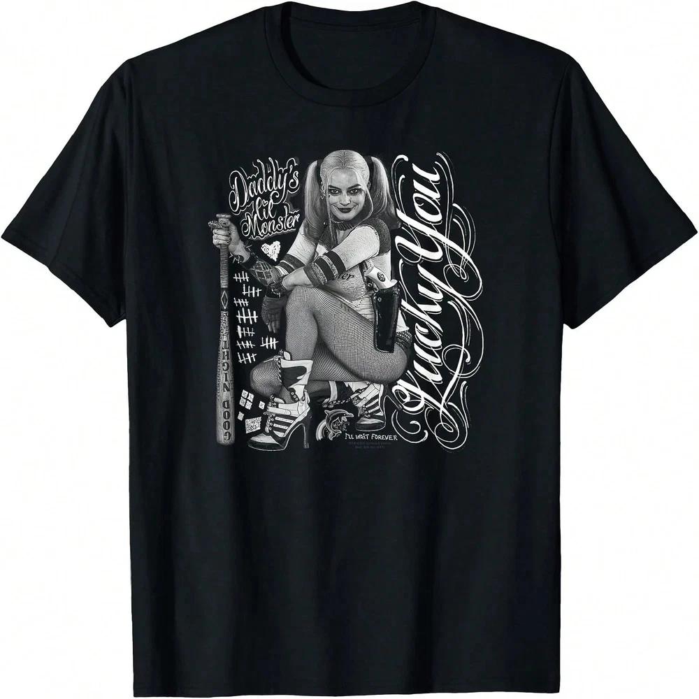 LOVE Personality Harley Quinn Inmate TShirt Unisex6 S