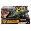 Mattel Jurassic World and Roaring Stomatosuchus Dinosaur Figure for Kids 37cm in Length Ages 4 and Up Green JKL82 Light-Up - Approx. - - -
