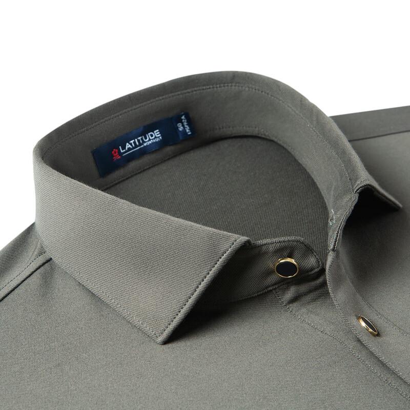 MONTAGUT Men's Long-Staple Cotton 3D Logo Polo Shirt