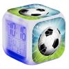 Réveil de Football Numérique Créatif Petit Réveil de Football Avec Lumière LED Réveil de Bureau LED Multifonction Couleur Colorée