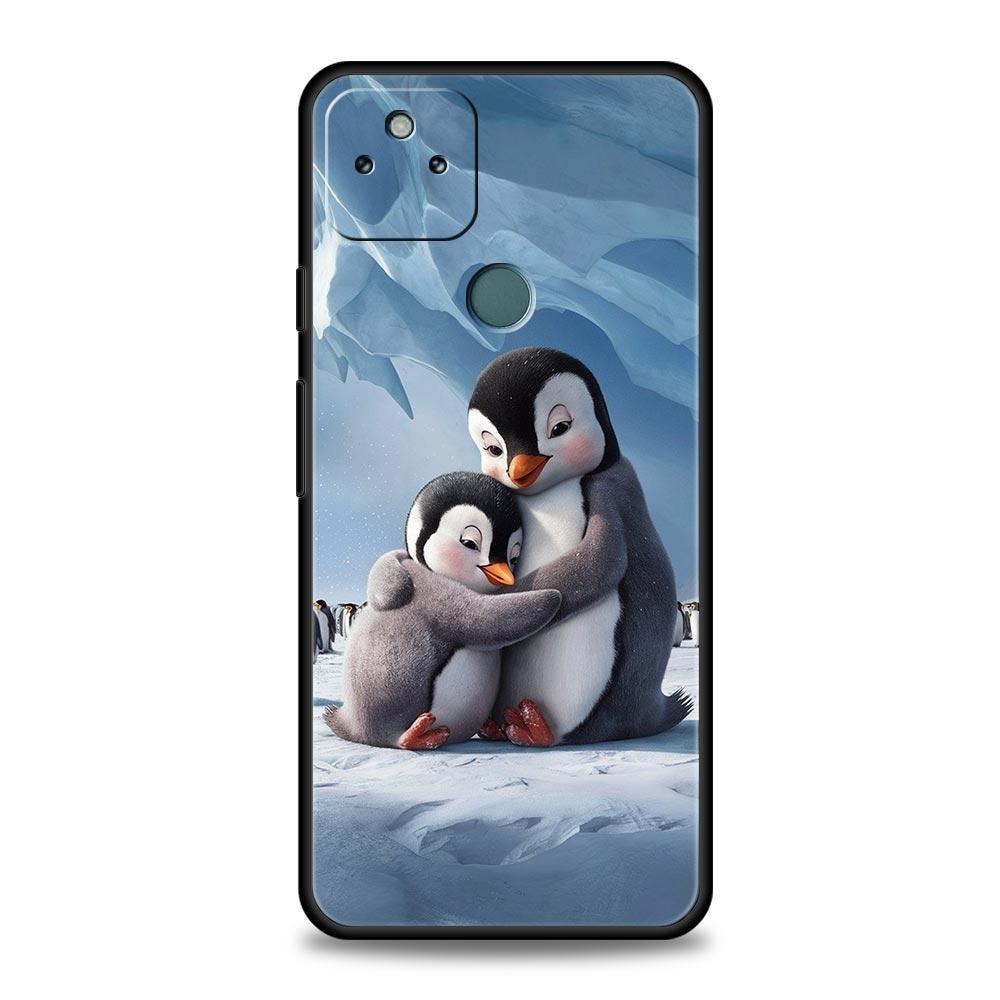 Luxury Pudgy Penguins Art Phone Case Cover for Google Pixel 10 9 8 7 6 9A 8A 7A 6A Pro Shockproof Soft TPU 9 Pro XL Shell Capas