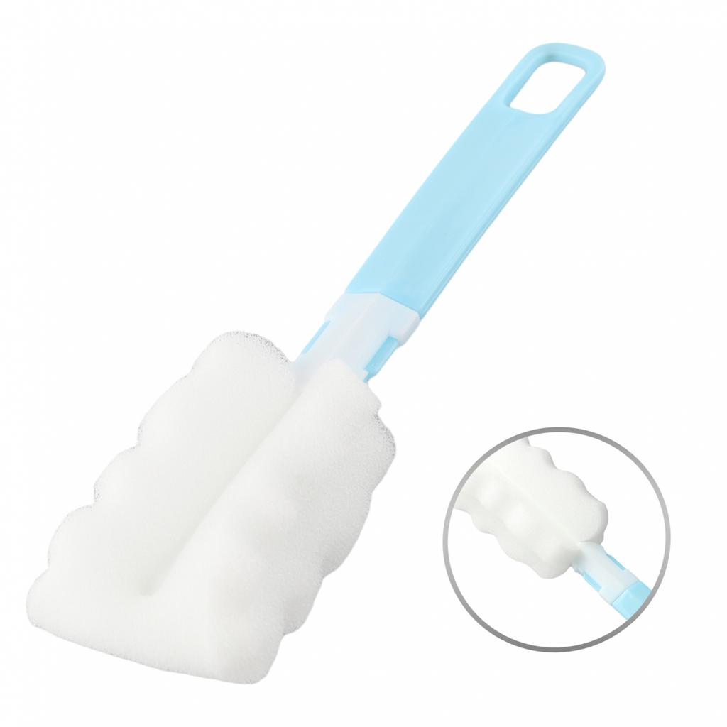 Sponge Brush Bottle Cleaning Detachable Folding Brush Glass