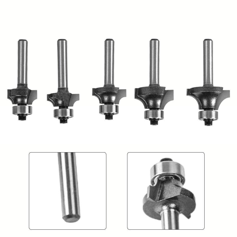 Power Tool Router Bit Woodwork 1pc Metal Milling Cutter Router Bit 6mm Shank Bearing Carbide Industrial Quality Practical