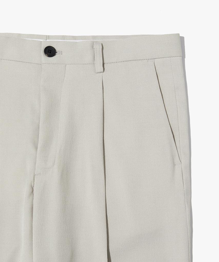 SUARE Linen-Like Single-Pleat Pants - 4 Colors