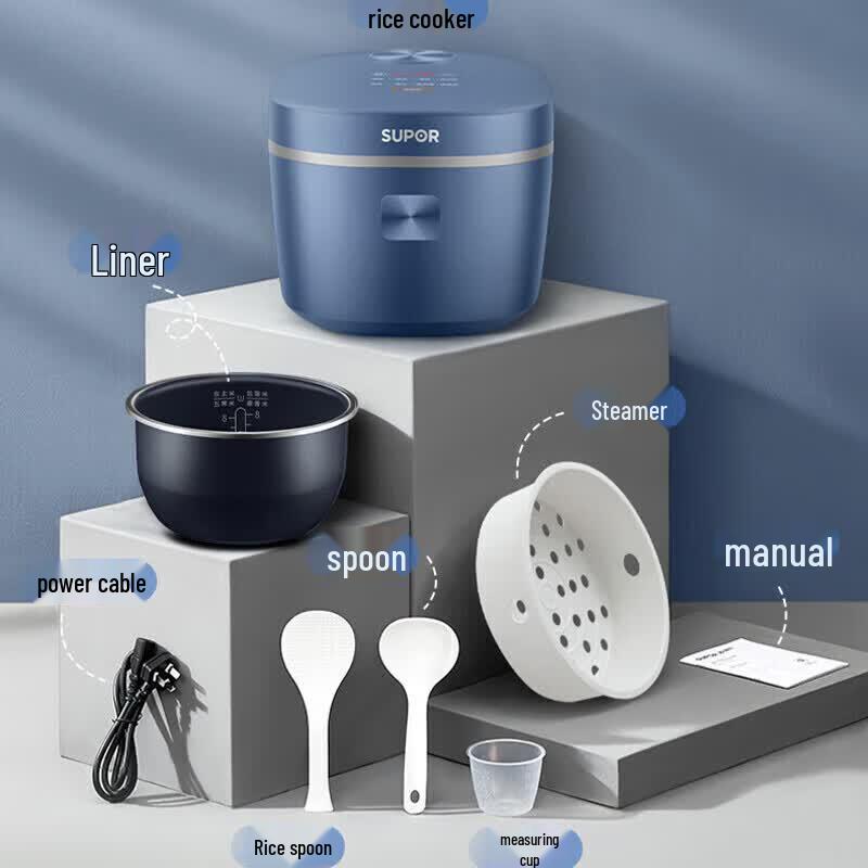 Supor 3L Mini Smart Rice Cooker CN plug (adapter included)