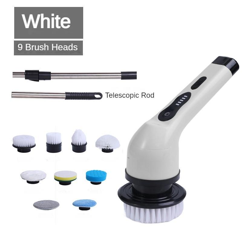 Household Kitchen Spin Scrubber Handheld Powerful Cleaning Tool Multifunctional Wireless Electric Cleaning Brush