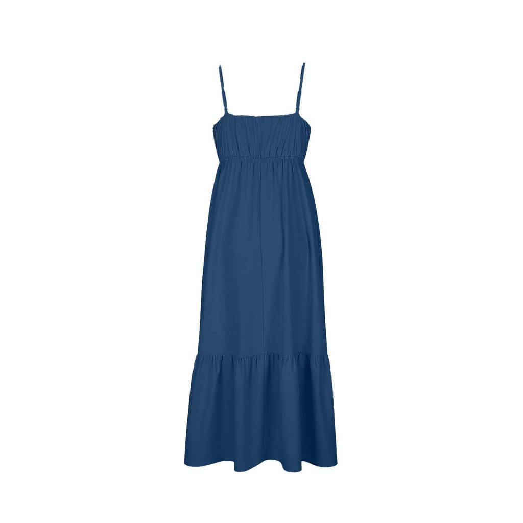 Lässiges und modisches Damenkleid, Langer Rock
